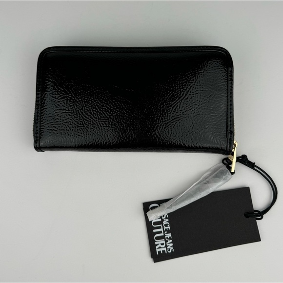 VERSACE JEANS COUTURE Logo Patent wristlet - Picture 3 of 5